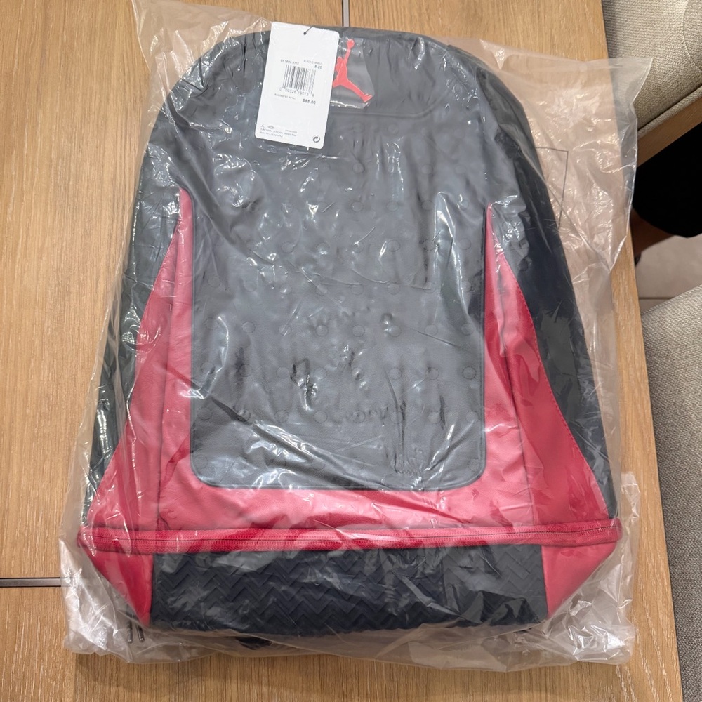 Jordan Black and Red Backpack